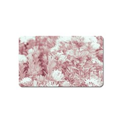 Pink Colored Flowers Magnet (name Card) by dflcprints