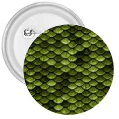 Green Mermaid Scales   3  Buttons by paulaoliveiradesign