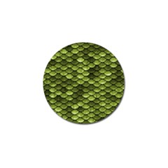 Green Mermaid Scales   Golf Ball Marker (10 Pack) by paulaoliveiradesign