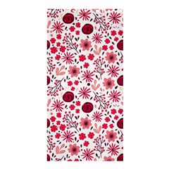 Red Floral Seamless Pattern Shower Curtain 36  X 72  (stall)  by TastefulDesigns