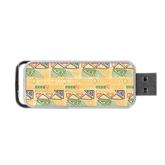 Hand Drawn Ethinc Pattern Background Portable Usb Flash (one Side) by TastefulDesigns