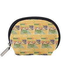 Hand Drawn Ethinc Pattern Background Accessory Pouches (small) 