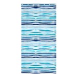 Watercolor blue abstract summer pattern Shower Curtain 36  x 72  (Stall)  Curtain(36 X72 ) - 33.26 x66.24  Curtain(36 X72 )