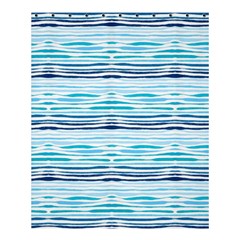 Watercolor Blue Abstract Summer Pattern Shower Curtain 60  X 72  (medium)  by TastefulDesigns