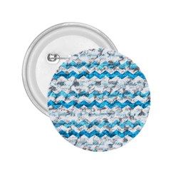 Baby Blue Chevron Grunge 2 25  Buttons by designworld65