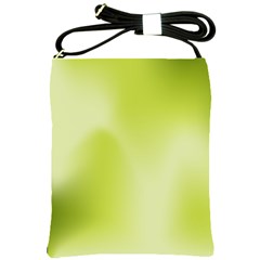 Green Soft Springtime Gradient Shoulder Sling Bags by designworld65