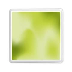 Green Soft Springtime Gradient Memory Card Reader (square)  by designworld65