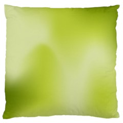 Green Soft Springtime Gradient Large Cushion Case (two Sides) by designworld65