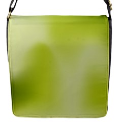 Green Soft Springtime Gradient Flap Messenger Bag (s) by designworld65