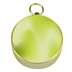 Green Soft Springtime Gradient Gold Compasses by designworld65