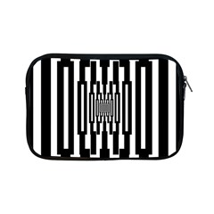 Black Stripes Endless Window Apple Ipad Mini Zipper Cases