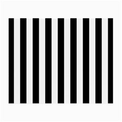 Black And White Stripes Small Glasses Cloth by designworld65