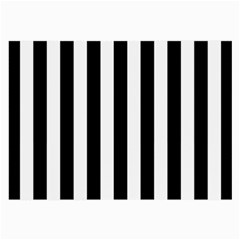 Black And White Stripes Large Glasses Cloth (2-side)