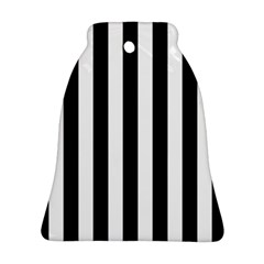 Black And White Stripes Ornament (bell)