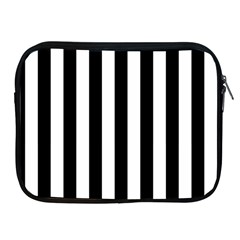 Black And White Stripes Apple Ipad 2/3/4 Zipper Cases