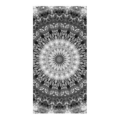 Feeling Softly Black White Mandala Shower Curtain 36  X 72  (stall)  by designworld65
