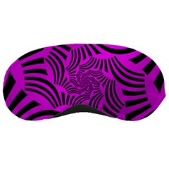 Black Spral Stripes Pink Sleeping Masks