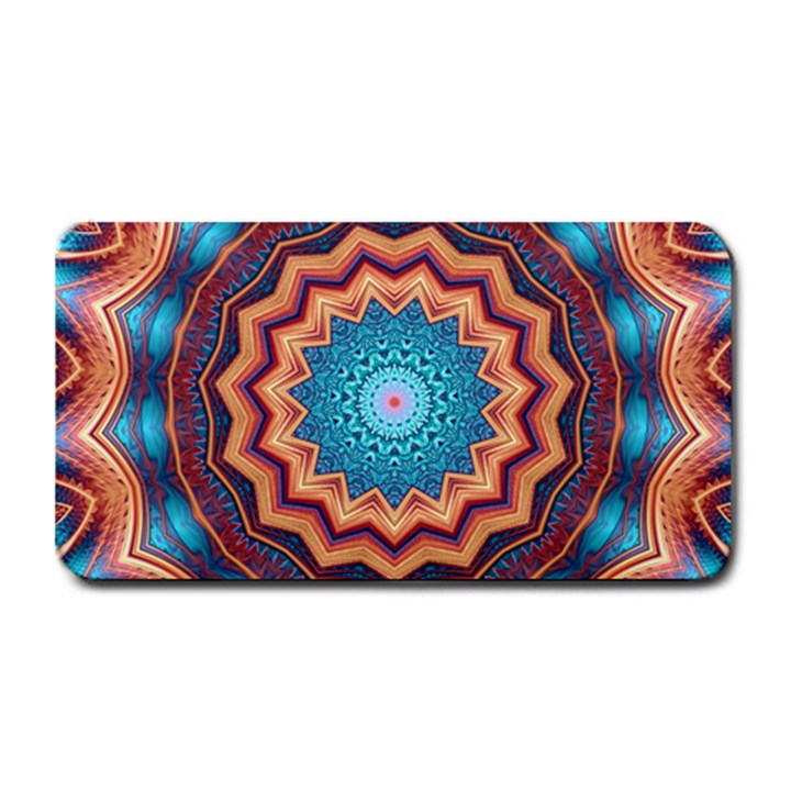 Blue Feather Mandala Medium Bar Mats