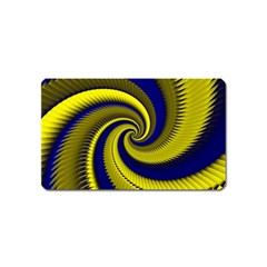 Blue Gold Dragon Spiral Magnet (name Card)