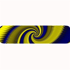 Blue Gold Dragon Spiral Large Bar Mats