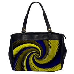 Blue Gold Dragon Spiral Office Handbags by designworld65