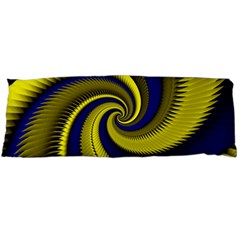 Blue Gold Dragon Spiral Body Pillow Case (dakimakura) by designworld65