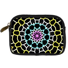 Colored Window Mandala Digital Camera Cases