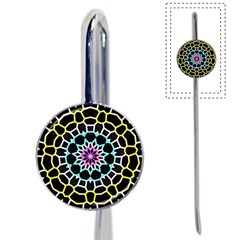 Colored Window Mandala Book Mark