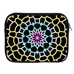 Colored Window Mandala Apple Ipad 2/3/4 Zipper Cases by designworld65