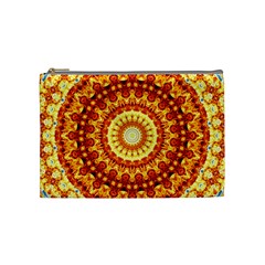 Powerful Love Mandala Cosmetic Bag (medium)  by designworld65