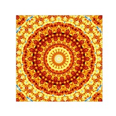 Powerful Love Mandala Small Satin Scarf (square) by designworld65