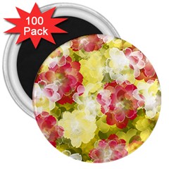 Flower Power 3  Magnets (100 Pack)