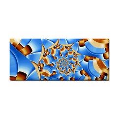 Gold Blue Bubbles Spiral Cosmetic Storage Cases by designworld65