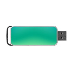 Sealife Green Gradient Portable Usb Flash (two Sides) by designworld65