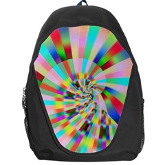 Irritation Funny Crazy Stripes Spiral Backpack Bag by designworld65