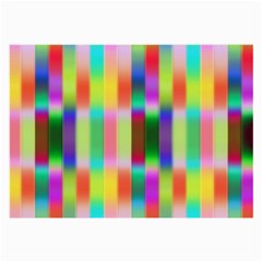 Multicolored Irritation Stripes Large Glasses Cloth