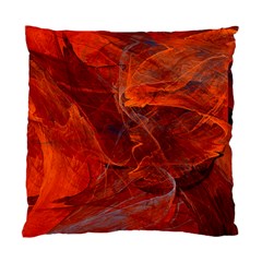 Swirly Love In Deep Red Standard Cushion Case (one Side) by designworld65