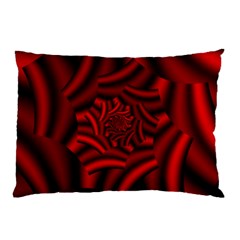 Metallic Red Rose Pillow Case (two Sides)