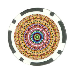 Peaceful Mandala Poker Chip Card Guard (10 Pack) by designworld65