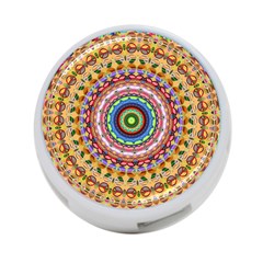 Peaceful Mandala 4-port Usb Hub (two Sides)  by designworld65