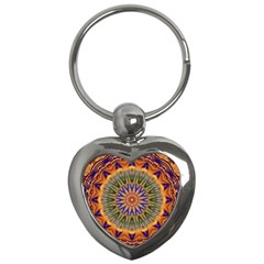 Powerful Mandala Key Chains (heart)  by designworld65