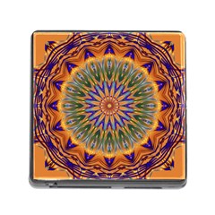 Powerful Mandala Memory Card Reader (square) by designworld65