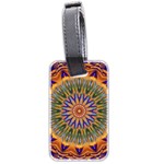 Powerful Mandala Luggage Tags (Two Sides) Back