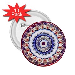 Romantic Dreams Mandala 2 25  Buttons (10 Pack)  by designworld65