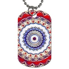 Romantic Dreams Mandala Dog Tag (one Side) by designworld65