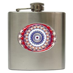 Romantic Dreams Mandala Hip Flask (6 Oz) by designworld65