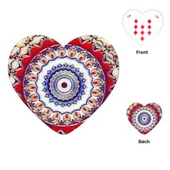 Romantic Dreams Mandala Playing Cards (heart)  by designworld65