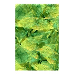 Green Springtime Leafs Shower Curtain 48  X 72  (small)  by designworld65