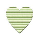 Spring Stripes Heart Magnet Front