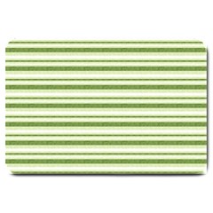 Spring Stripes Large Doormat  by designworld65
